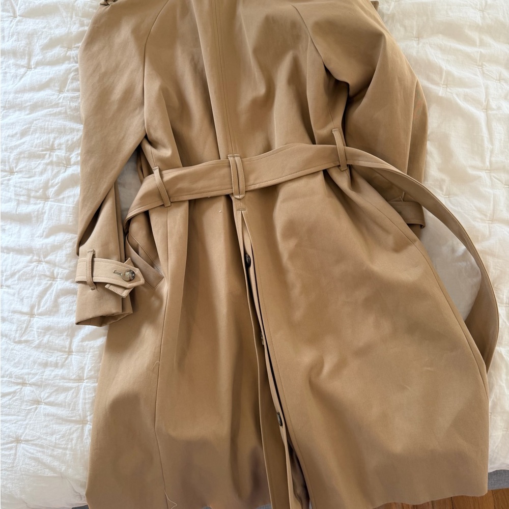 Sezane Women's Tan Trench Coat - Picture 4 of 6